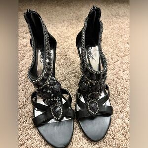Womens Embellished Heels